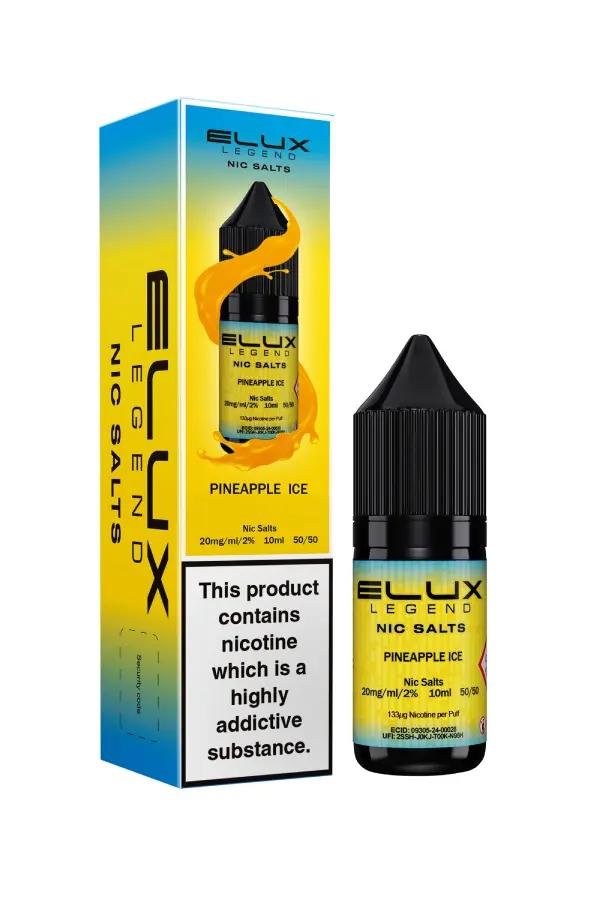 Product Image of Pineapple Ice Nic Salt E-Liquid by Elux Legend 10ml